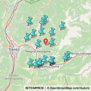 Mappa Via delle Scuole, 38057 Frassilongo TN, Italia (7.2935)