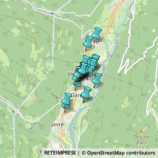 Mappa Via IV Novembre, 38080 Vigo Rendena TN, Italia (0.3625)