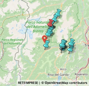 Mappa Via IV Novembre, 38080 Vigo Rendena TN, Italia (11.603)