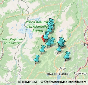 Mappa Via IV Novembre, 38080 Vigo Rendena TN, Italia (9.8515)