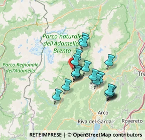 Mappa Via IV Novembre, 38080 Vigo Rendena TN, Italia (11.111)