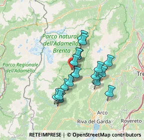 Mappa Via IV Novembre, 38080 Vigo Rendena TN, Italia (10.41)