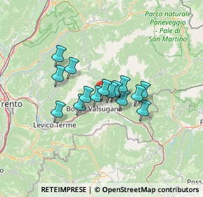 Mappa Localita' Salvaori, 38050 Telve TN, Italia (8.82667)