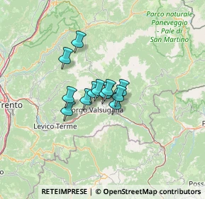 Mappa Localita' Salvaori, 38050 Telve TN, Italia (7.16167)