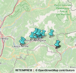 Mappa Localita' Salvaori, 38050 Telve TN, Italia (8.91154)