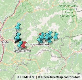 Mappa Localita' Salvaori, 38050 Telve TN, Italia (12.91)