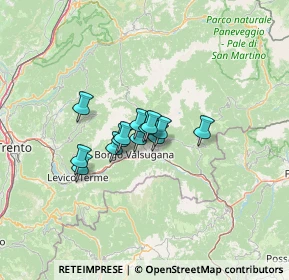 Mappa Localita' Salvaori, 38050 Telve TN, Italia (7.30769)