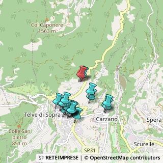 Mappa Localita' Salvaori, 38050 Telve TN, Italia (0.86818)