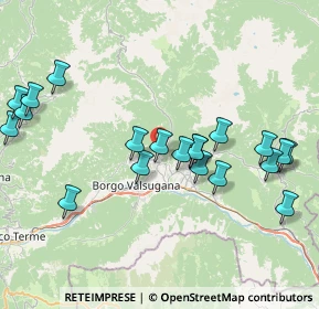 Mappa Localita' Salvaori, 38050 Telve TN, Italia (8.4355)