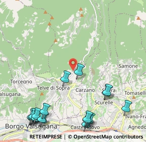 Mappa Localita' Salvaori, 38050 Telve TN, Italia (2.95278)