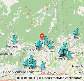 Mappa Localita' Salvaori, 38050 Telve TN, Italia (2.1715)