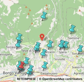 Mappa Localita' Salvaori, 38050 Telve TN, Italia (2.478)