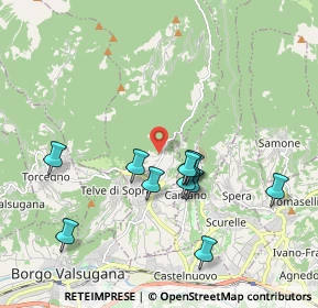 Mappa Localita' Salvaori, 38050 Telve TN, Italia (1.79909)