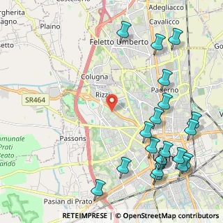 Mappa Via Mantova, 33100 Udine UD, Italia (2.7975)