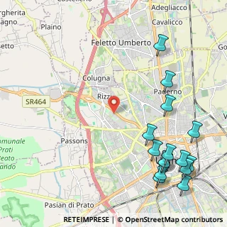 Mappa Via Mantova, 33100 Udine UD, Italia (2.874)