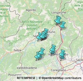 Mappa Cavalsico inferiore, 32026 Trichiana BL, Italia (10.862)