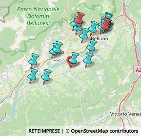 Mappa Cavalsico inferiore, 32026 Trichiana BL, Italia (7.7035)