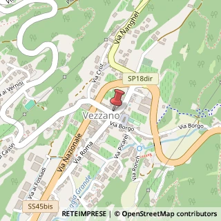 Mappa Via Dante, 2, 38070 Vezzano, Trento (Trentino-Alto Adige)
