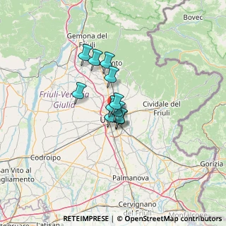 Mappa Via Gian Domenico Bertoli, 33100 Udine UD, Italia (7.46273)