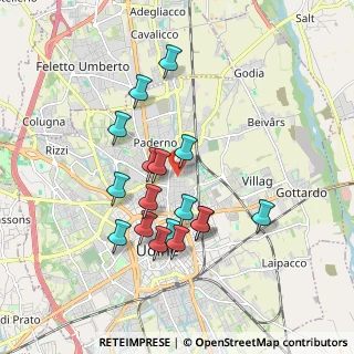 Mappa Via Gian Domenico Bertoli, 33100 Udine UD, Italia (1.62118)