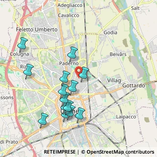 Mappa Via Gian Domenico Bertoli, 33100 Udine UD, Italia (1.985)