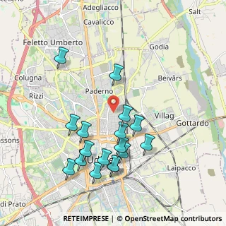 Mappa Via Gian Domenico Bertoli, 33100 Udine UD, Italia (1.97353)