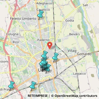 Mappa Via Gian Domenico Bertoli, 33100 Udine UD, Italia (2.25917)