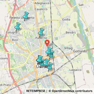 Mappa Via Gian Domenico Bertoli, 33100 Udine UD, Italia (2.16273)