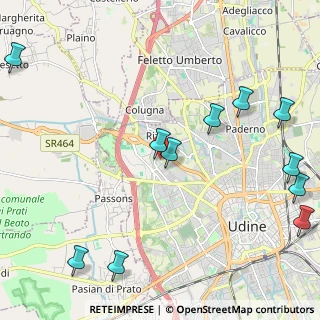 Mappa Via Lombardia, 33100 Udine UD, Italia (2.79455)