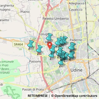 Mappa Via Lombardia, 33100 Udine UD, Italia (1.28)