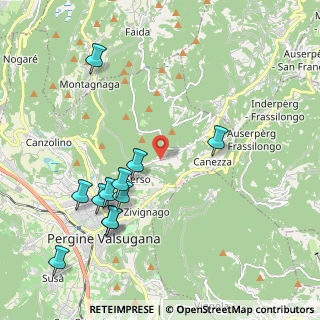 Mappa Via del Montengian, 38057 Pergine Valsugana TN, Italia (2.23455)