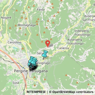 Mappa Via del Montengian, 38057 Pergine Valsugana TN, Italia (2.3875)