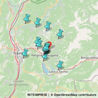 Mappa Via del Montengian, 38057 Pergine Valsugana TN, Italia (5.086)