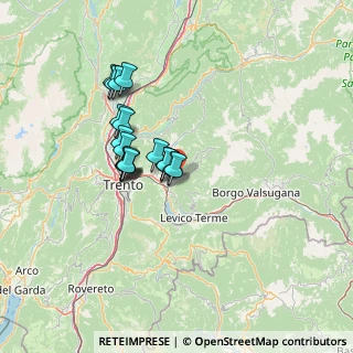 Mappa Via del Montengian, 38057 Pergine Valsugana TN, Italia (10.43737)