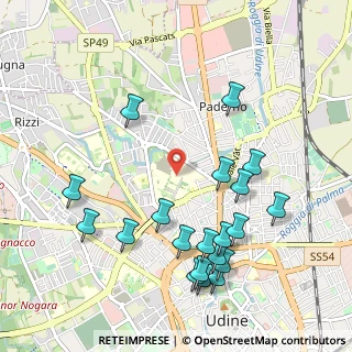 Mappa Ospedale Santa Maria della misericordia, 33100 Udine UD, Italia (1.133)