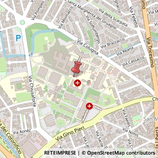 Mappa Ospedale Santa Maria della misericordia, 15, 33100 Udine, Udine (Friuli-Venezia Giulia)