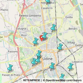 Mappa Ospedale Santa Maria della misericordia, 33100 Udine UD, Italia (2.64833)