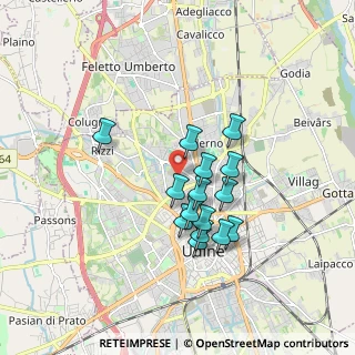 Mappa Ospedale Santa Maria della misericordia, 33100 Udine UD, Italia (1.39067)