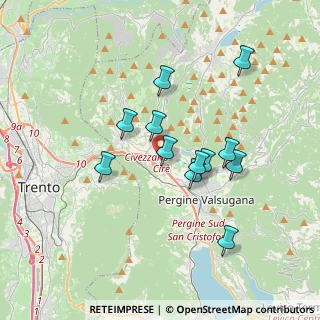 Mappa T Loc Cirè, 38057 Pergine Valsugana TN, Italia (3.05833)