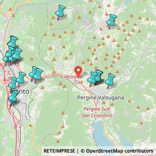 Mappa T Loc Cirè, 38057 Pergine Valsugana TN, Italia (5.858)