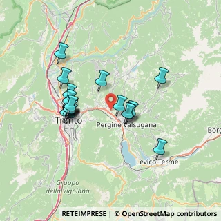 Mappa T Loc Cirè, 38057 Pergine Valsugana TN, Italia (6.3895)