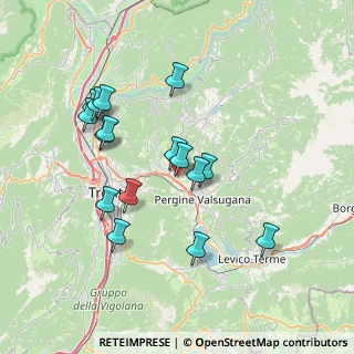 Mappa T Loc Cirè, 38057 Pergine Valsugana TN, Italia (6.96313)