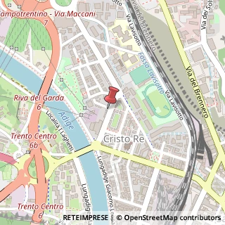 Mappa Via Giovanni Pedrotti, 6, 38121 Trento, Italia, 38121 Trento, Trento (Trentino-Alto Adige)