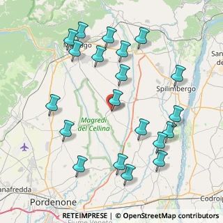 Mappa Via Maniago, 33099 Vivaro PN, Italia (8.9)