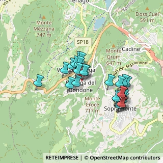 Mappa Strada del Dòs Grum, 38123 Trento TN, Italia (0.77615)