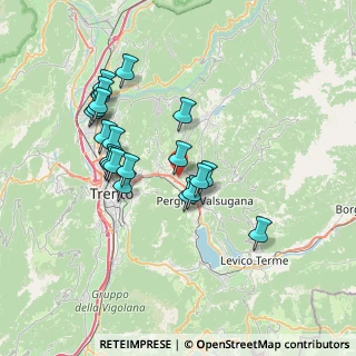 Mappa Via Artigiani, 38057 Pergine Valsugana TN, Italia (6.617)