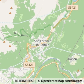Mappa San Lorenzo in Banale