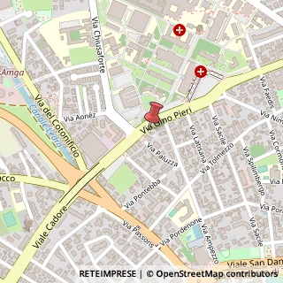 Mappa Via Gino Pieri, 18, 33100 Udine, Udine (Friuli-Venezia Giulia)