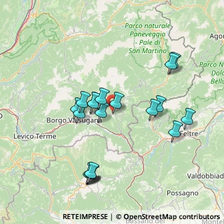 Mappa 38050 Pieve Tesino TN, Italia (14.83895)