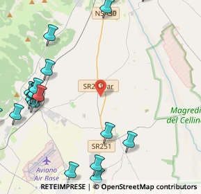 Mappa Via Luigi Nono, 33081 Aviano PN, Italia (5.905)